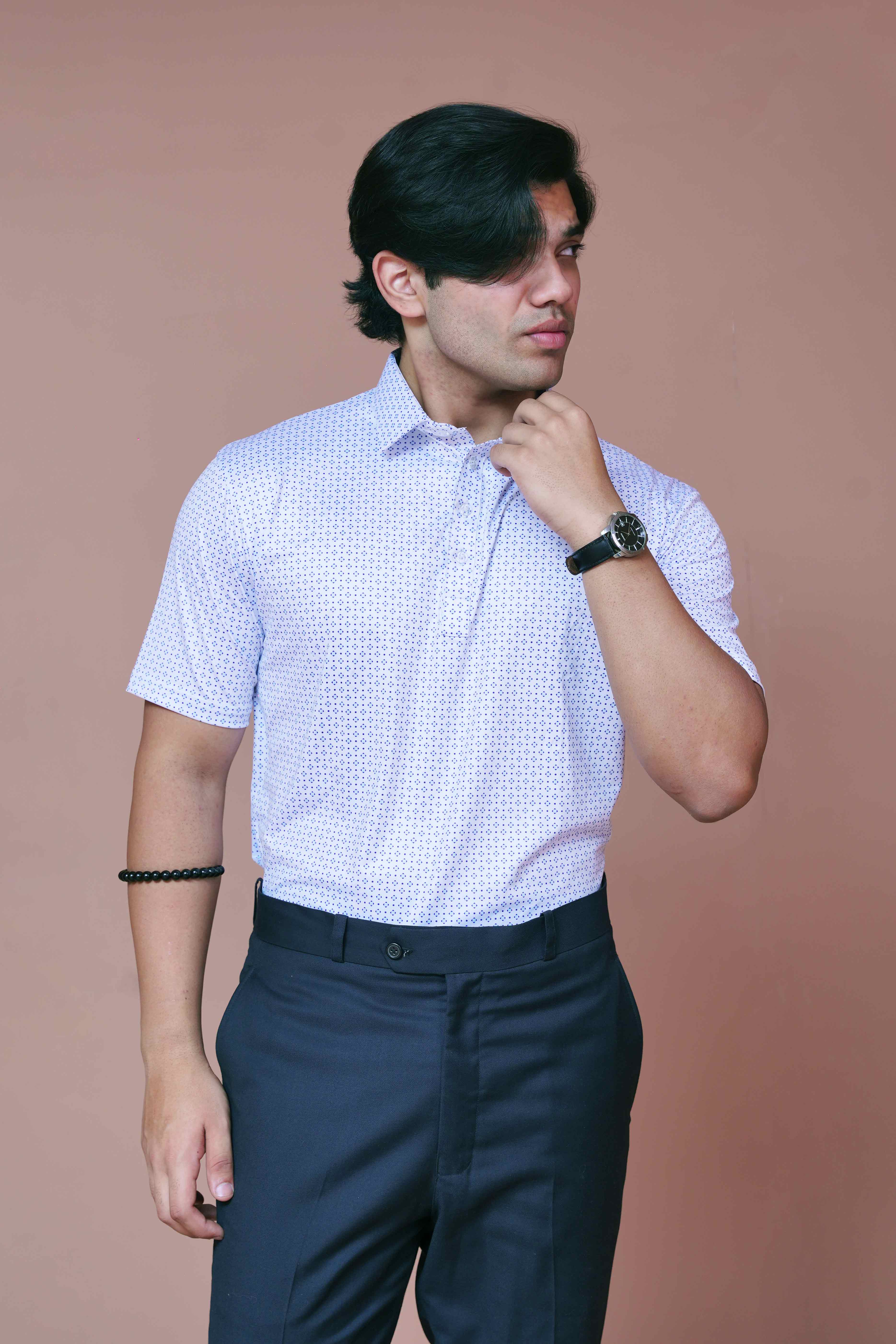 dress shirt with collar